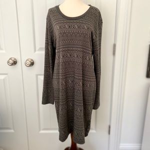 Kavu Large Gray Sweater Dress